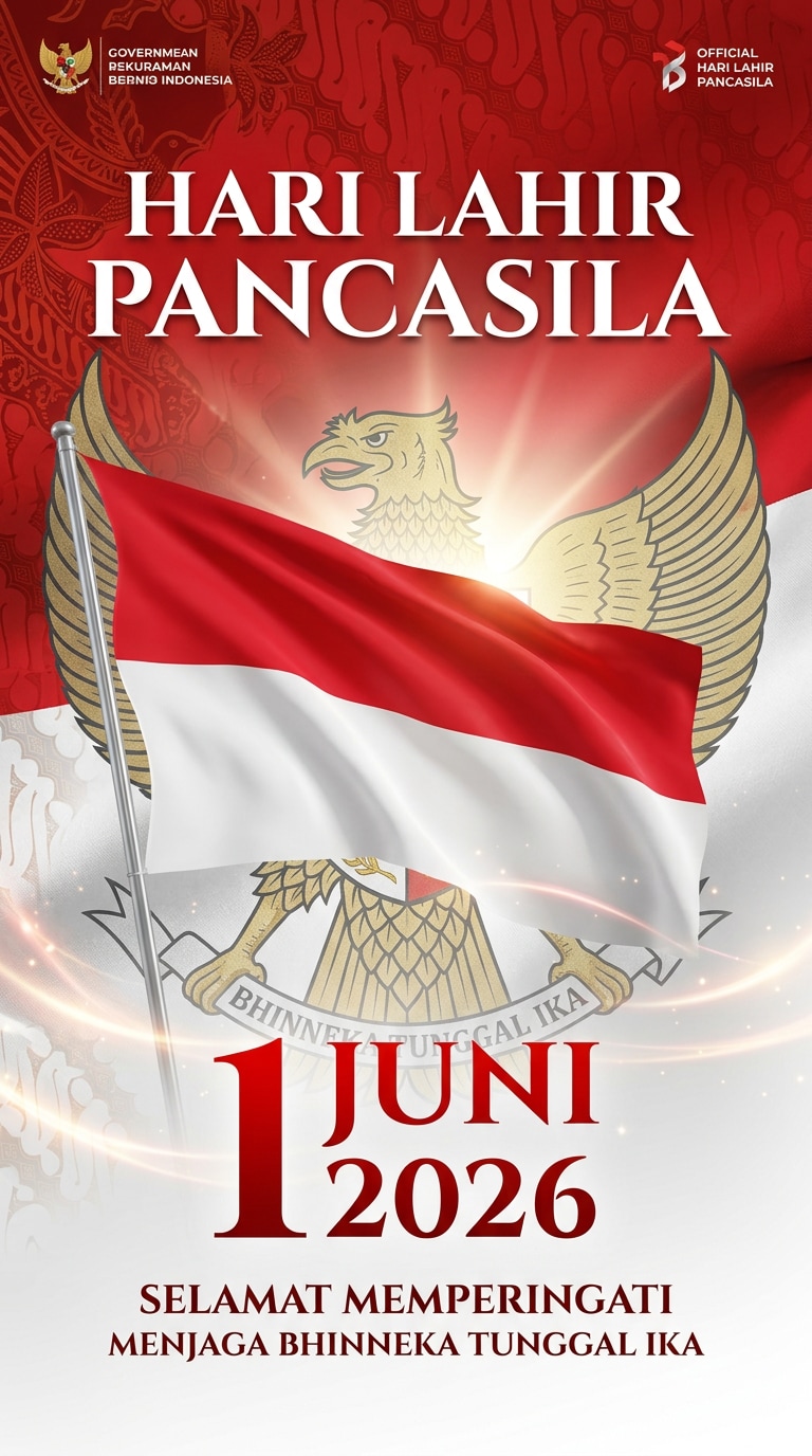 Cinematic Hari Pancasila AI Poster Prompt