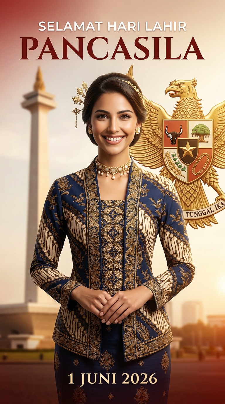 Premium Pancasila Day Social Media Poster