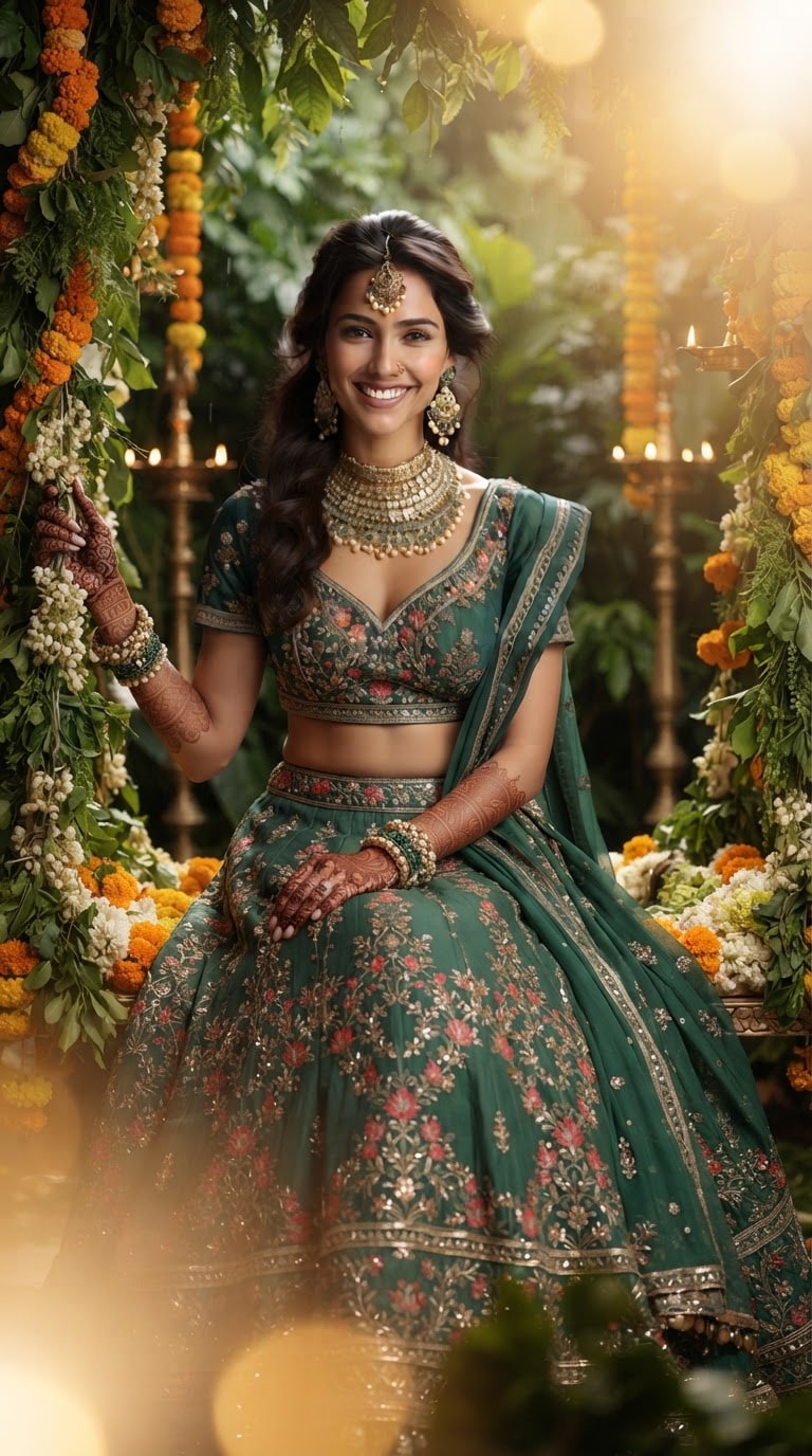 Instagram Story Hariyali Teej Photo Editing Prompt