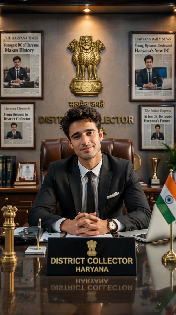 Youngest Haryana DC Officer Prompt