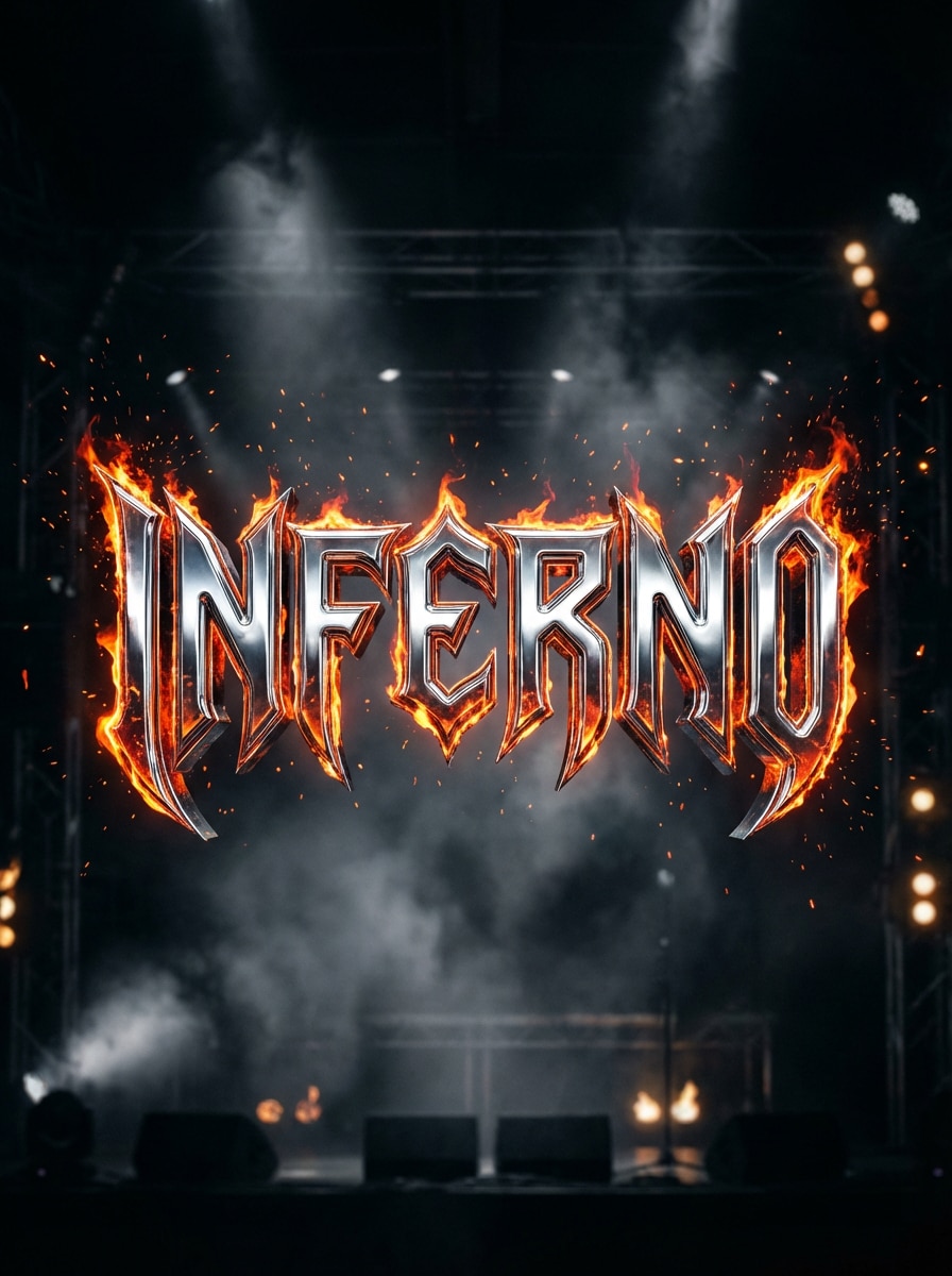 Heavy Metal Fire Logo