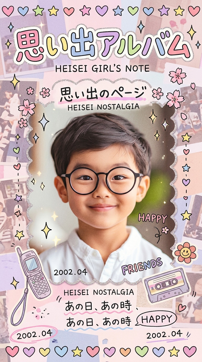 平成怀旧相册封面款