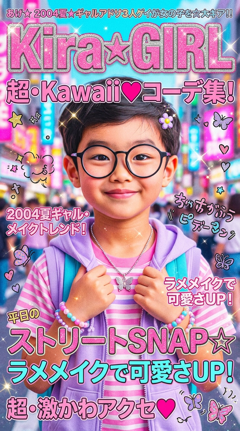 平成ギャル雑志风款