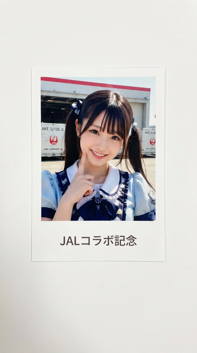 コンビニ印刷用のプリクラ風シール