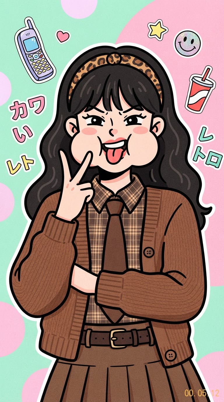 写真を自撮り風AIイラストに変換