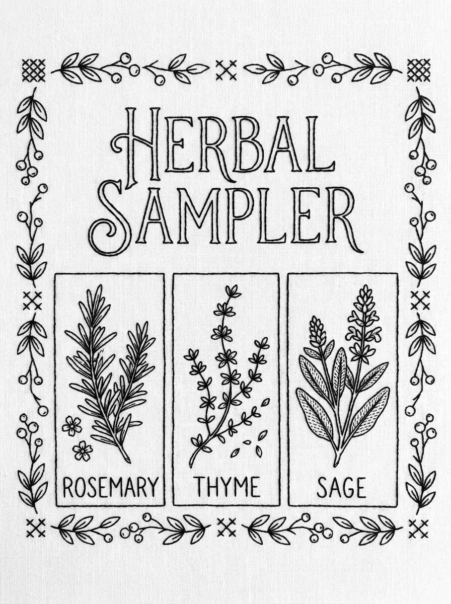 Herb Label Sampler