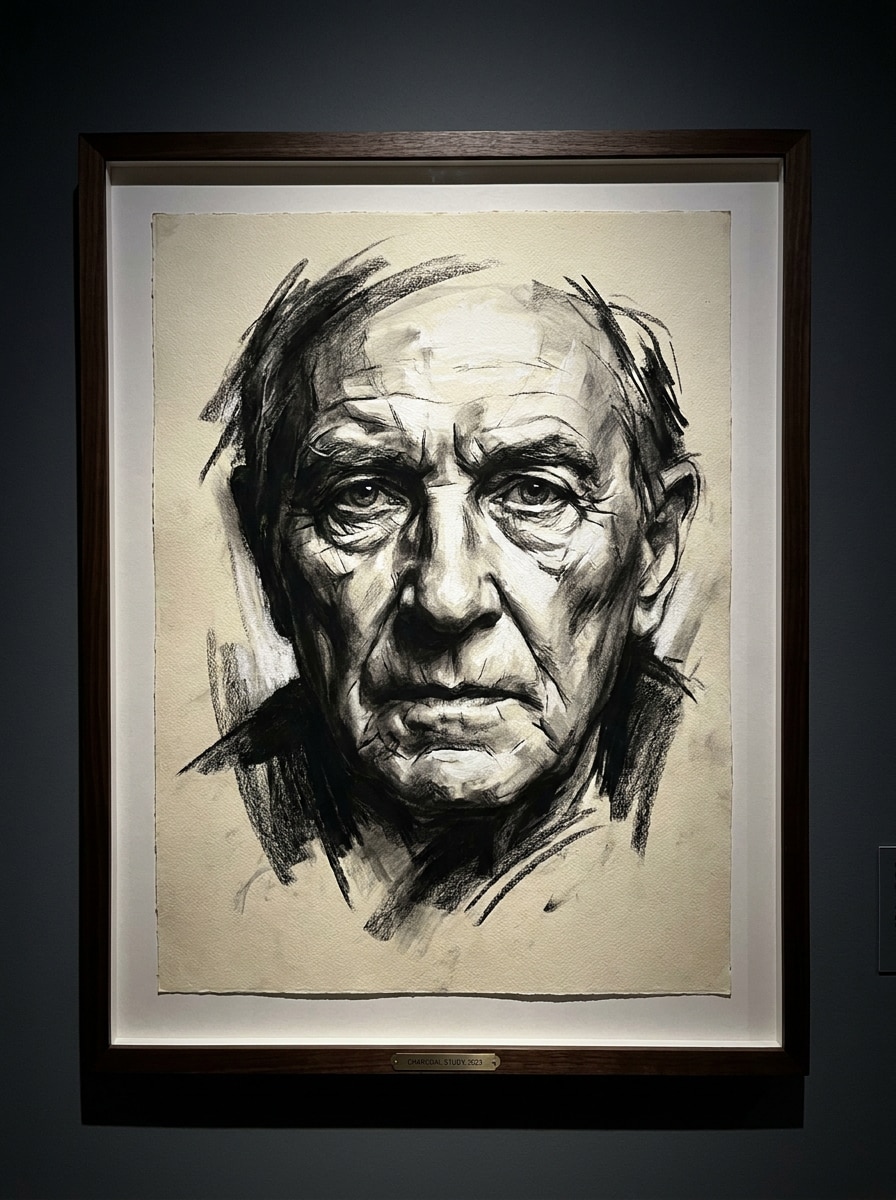 High-Contrast Gallery Charcoal