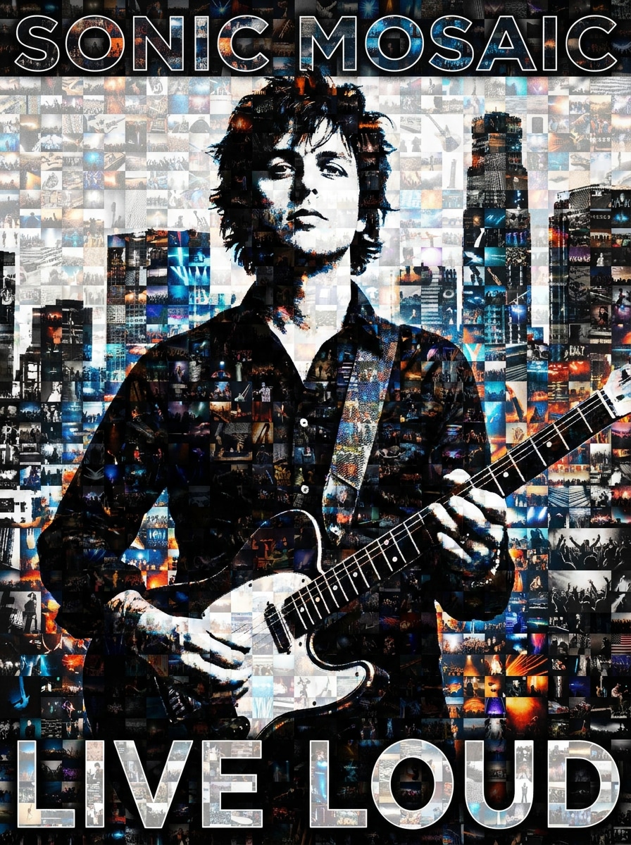 High-Contrast Poster Mosaic