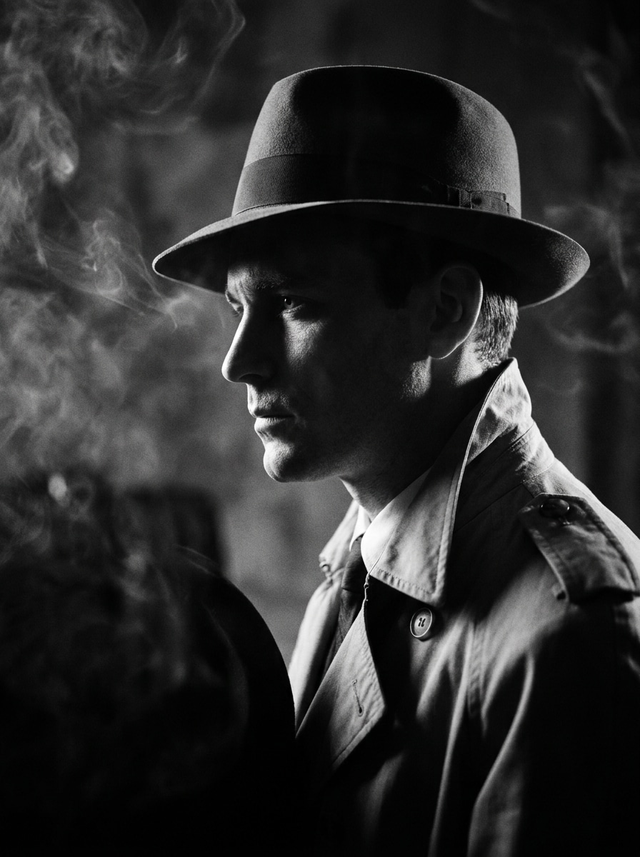 High-Contrast Studio Noir