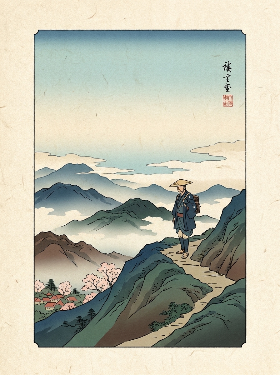 Hiroshige Travel Portrait