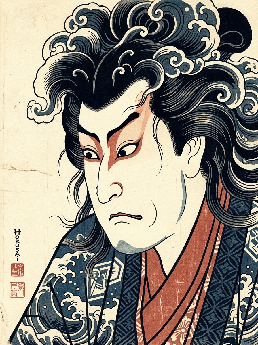 Hokusai Portrait