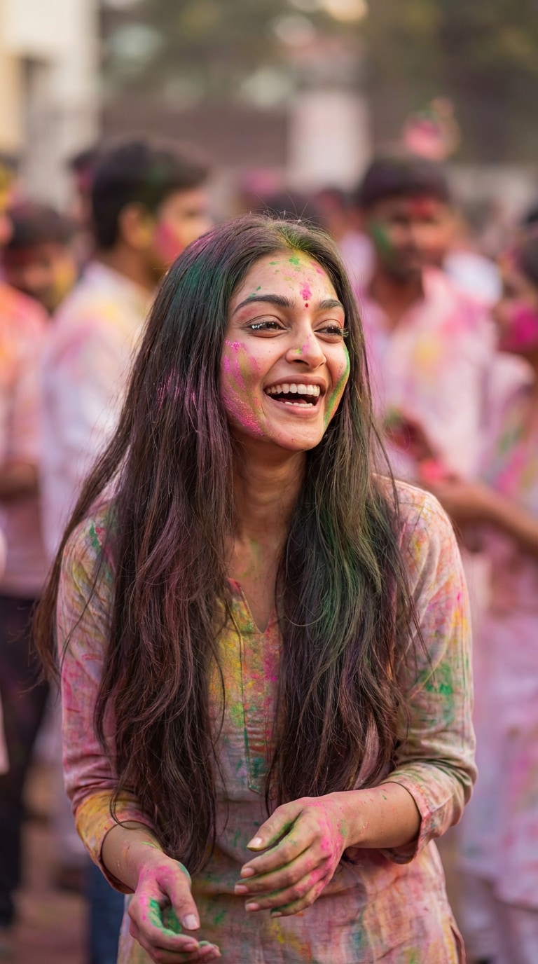 Holi Prompt for Girls