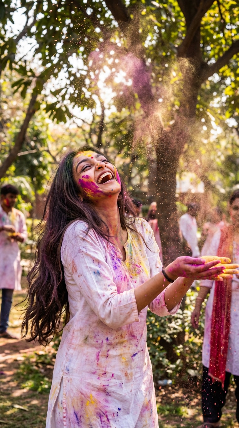Holi Prompt for Girls