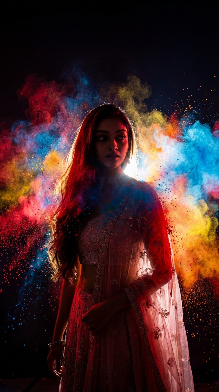 Holi Goddess Concept