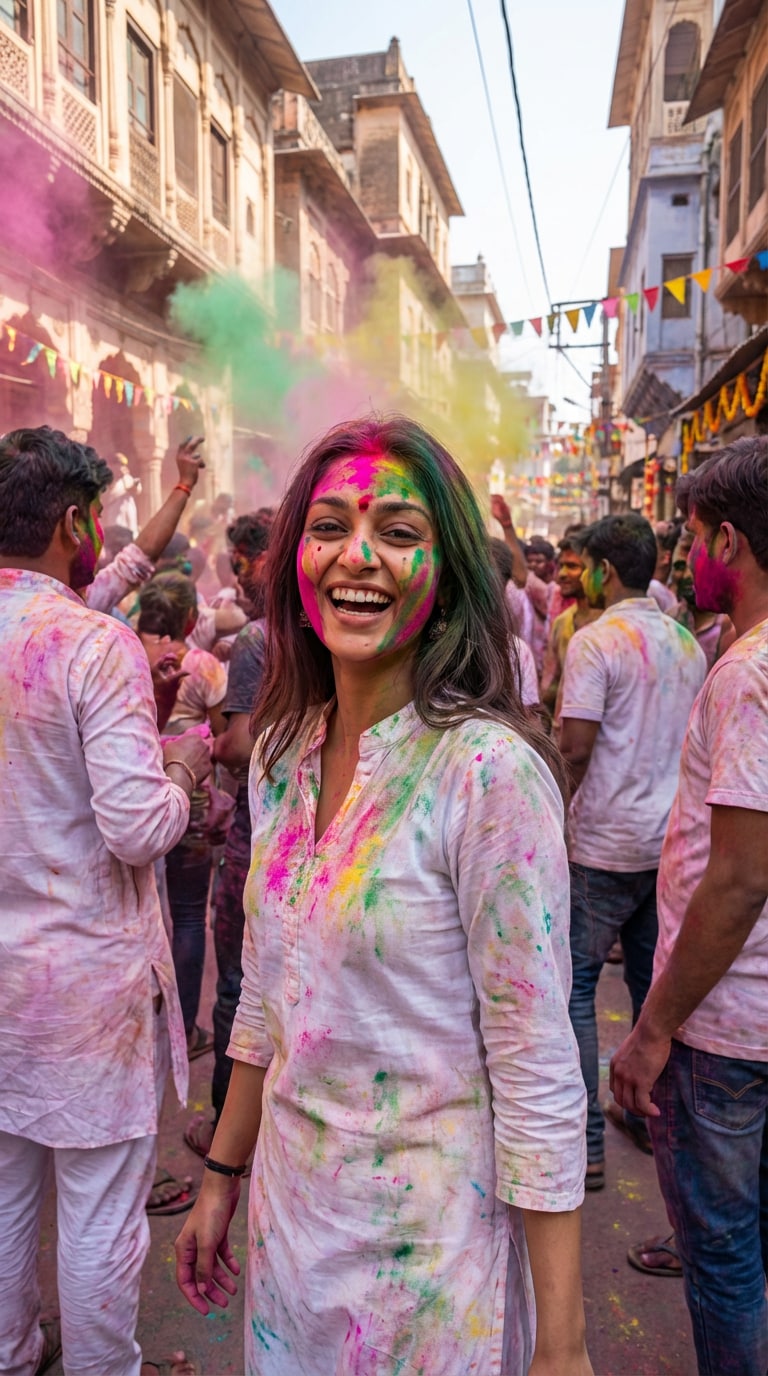 Holi Prompt for Girls