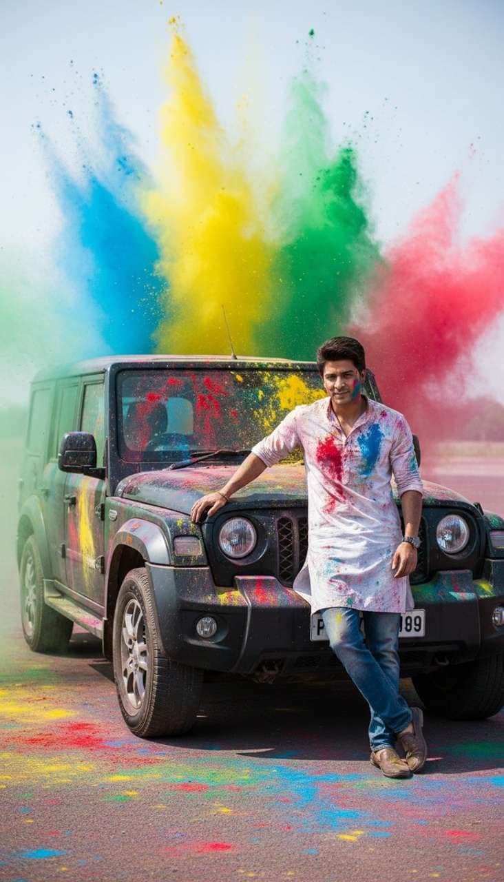 Holi AI Template for Males 03