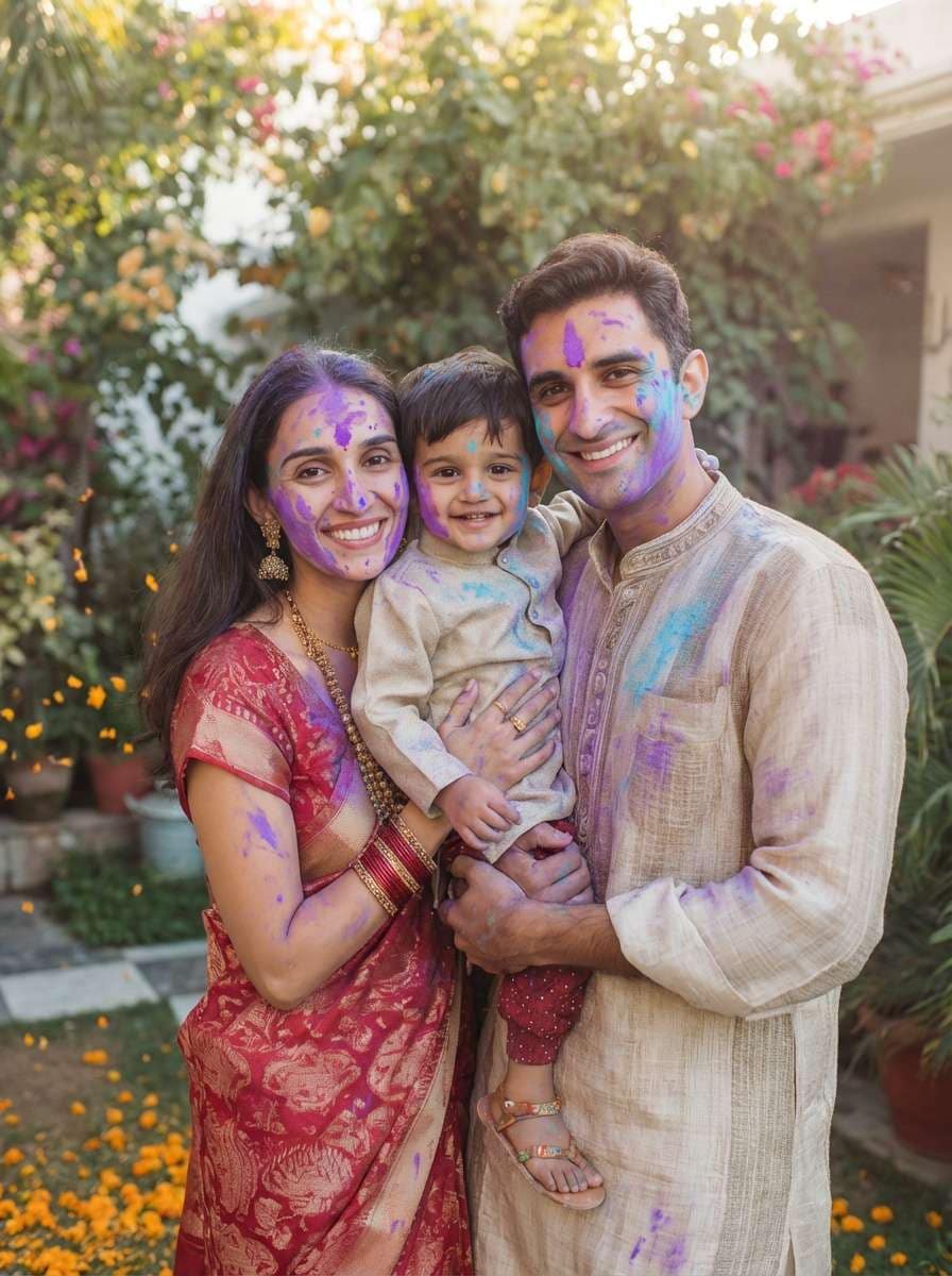 Holi AI Template for Males 04