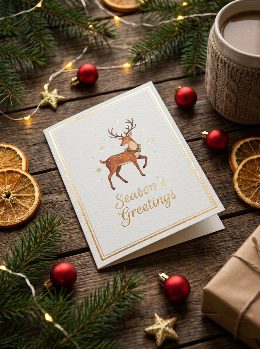 Holiday Card Scene