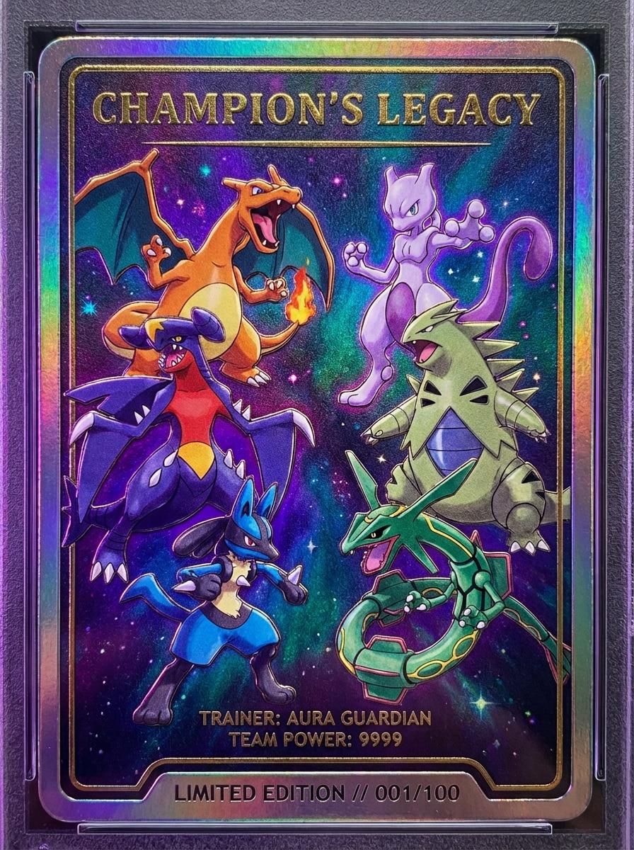 Holographic Foil Card