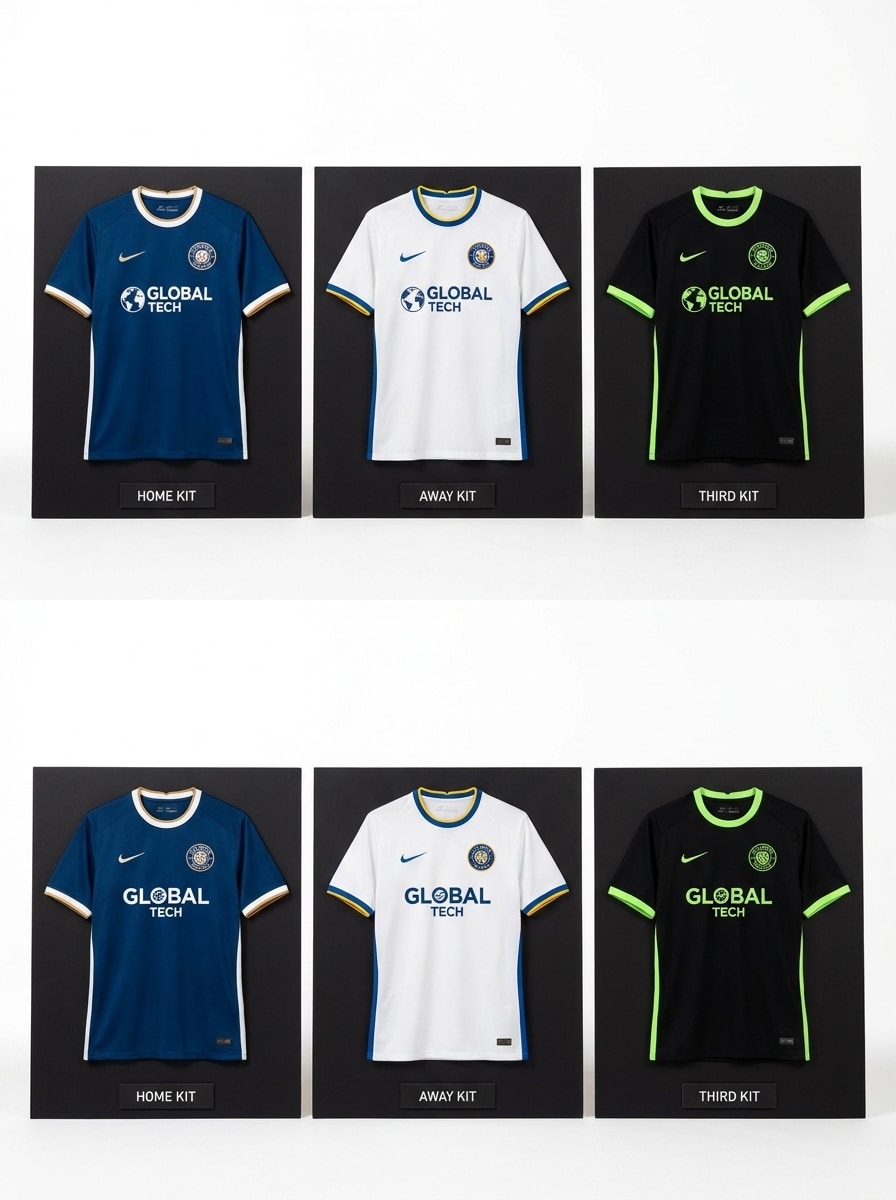 Home Away Third Kit Set