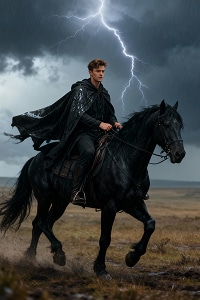 Gemini horse riding AI Photo Prompt