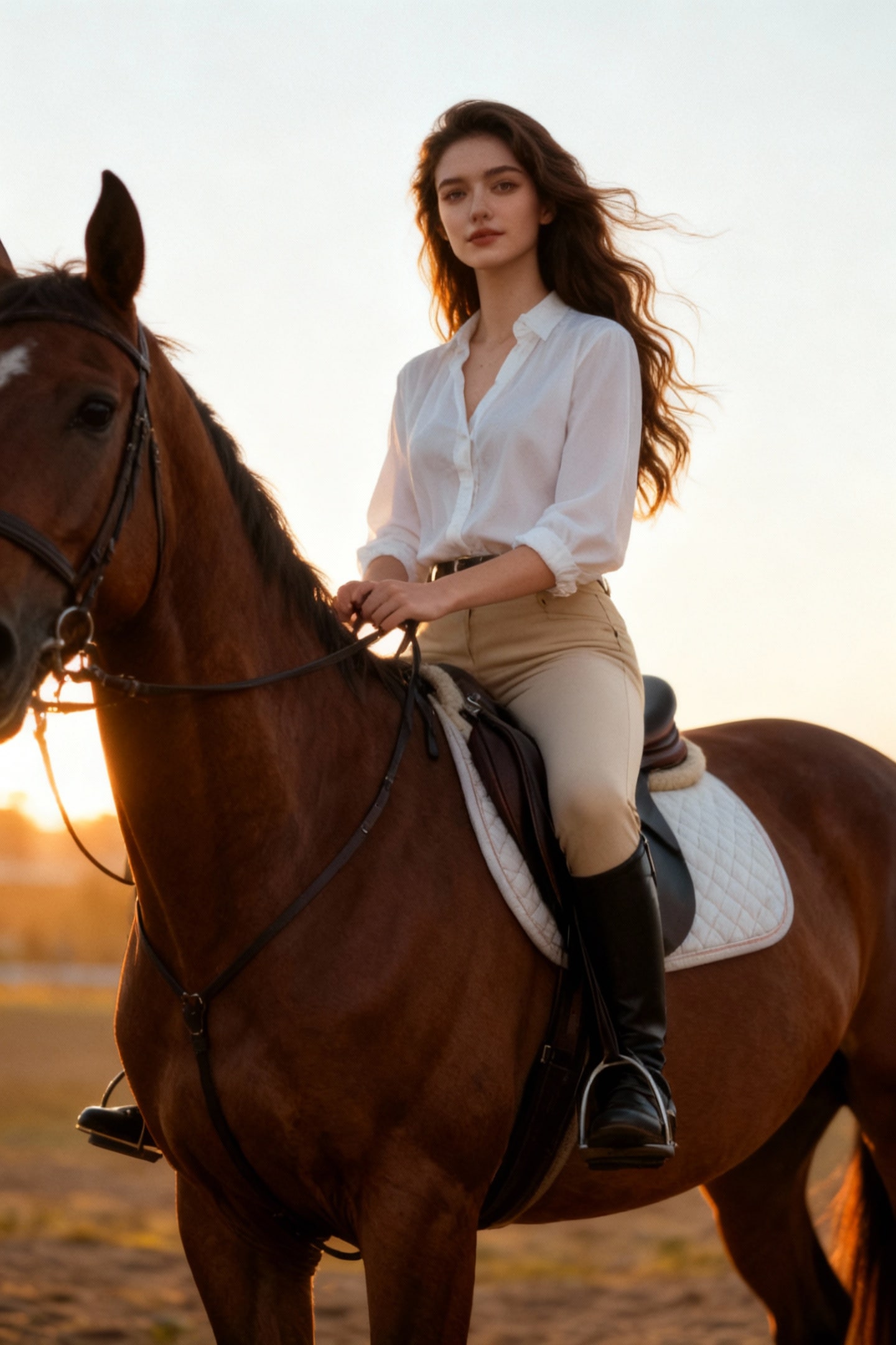 Elegant Equestrian Portrait