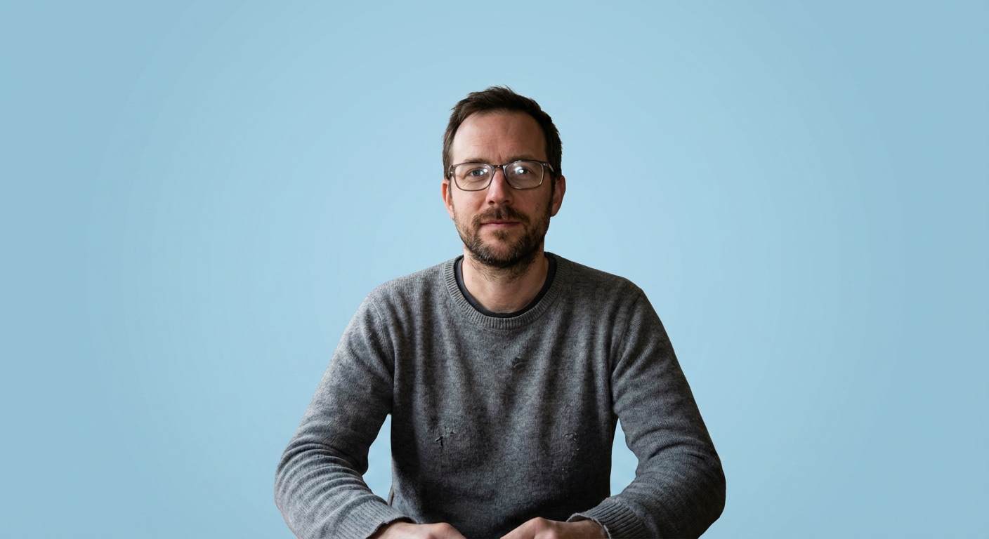 Blue School ID Photo after background change