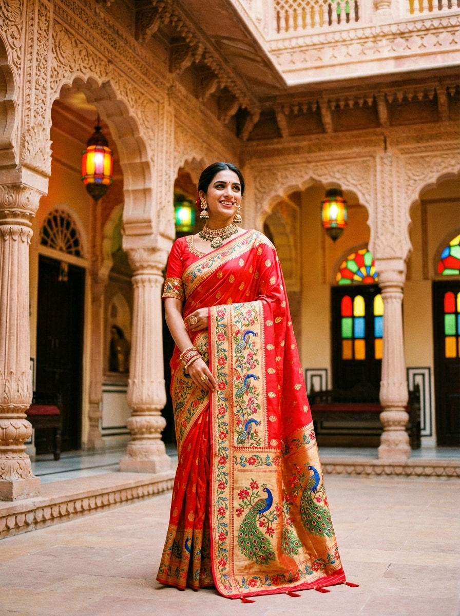 Indian sari outfit