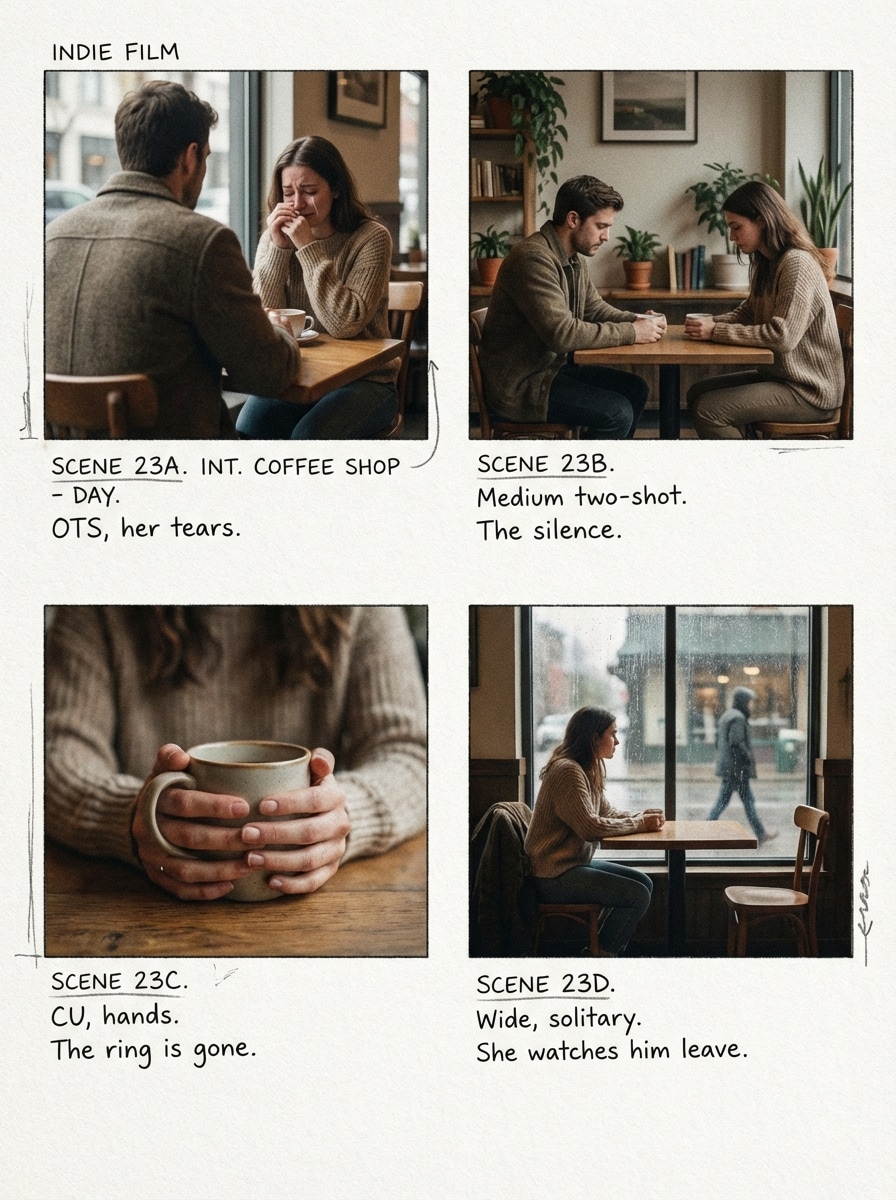 Indie Film Moodboard Storyboard