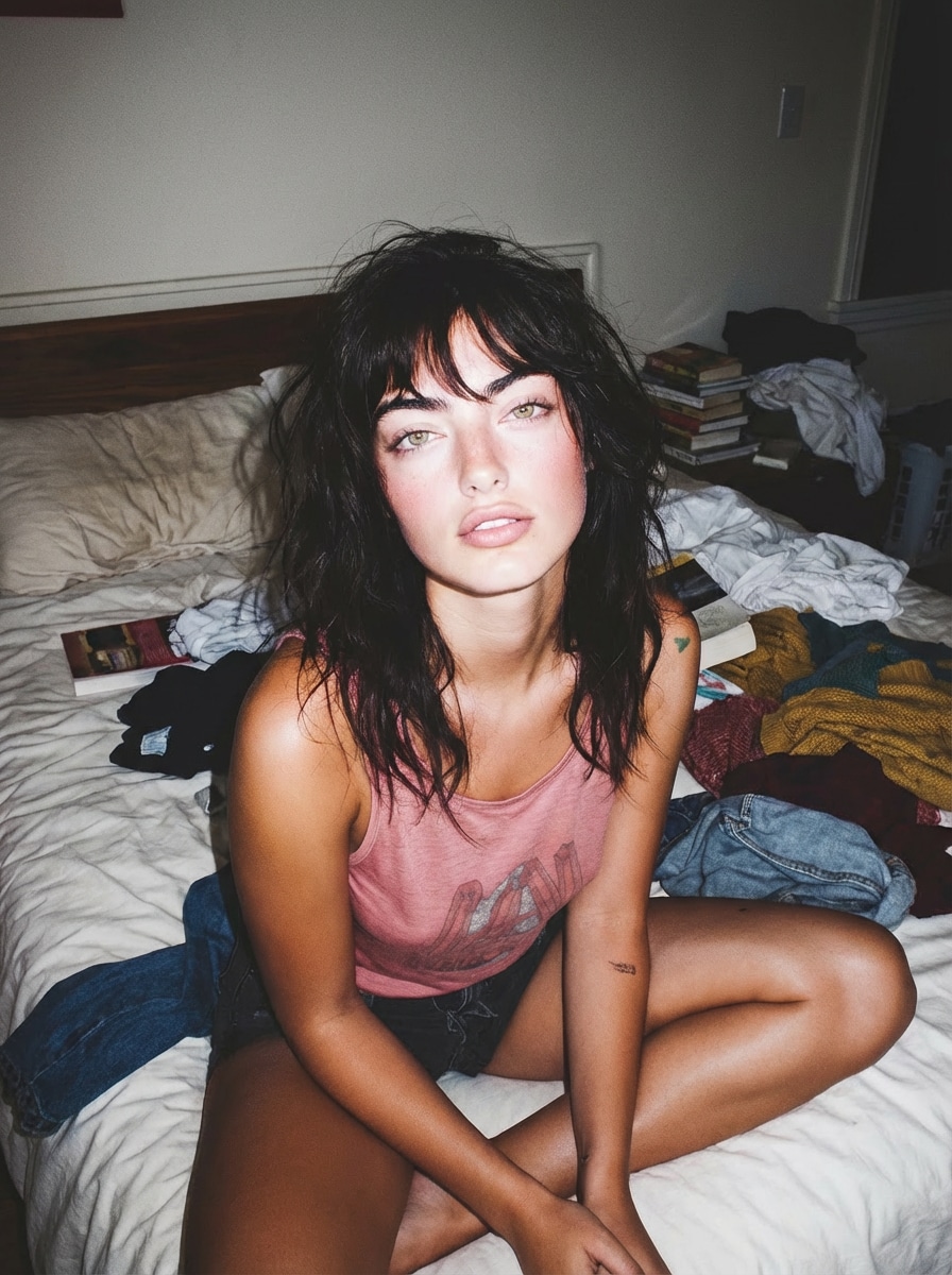 Bedroom Casual Flash Shot