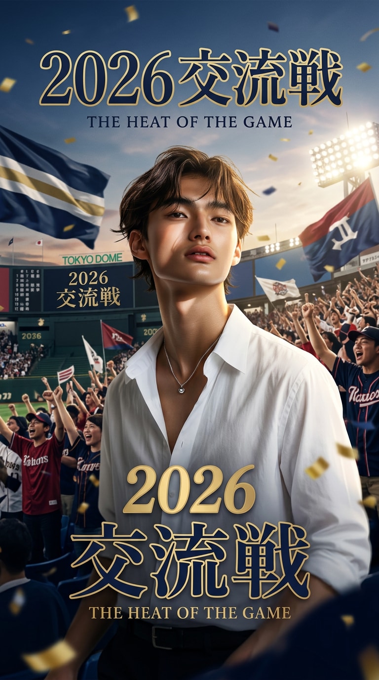 熱狂的な応援ムードの交流戦ビジュアル