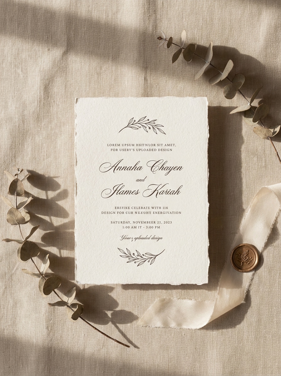 Invitation Card on Paper