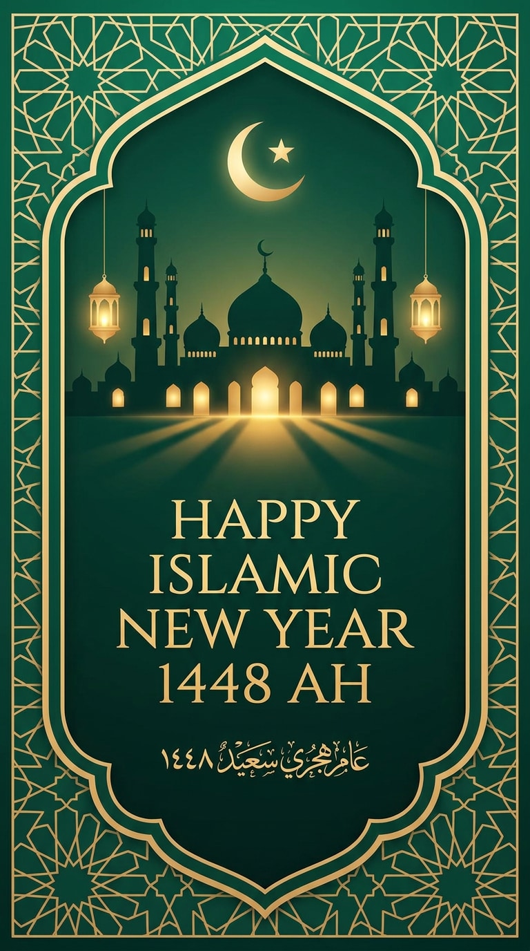 AI Islamic New Year image prompt generator