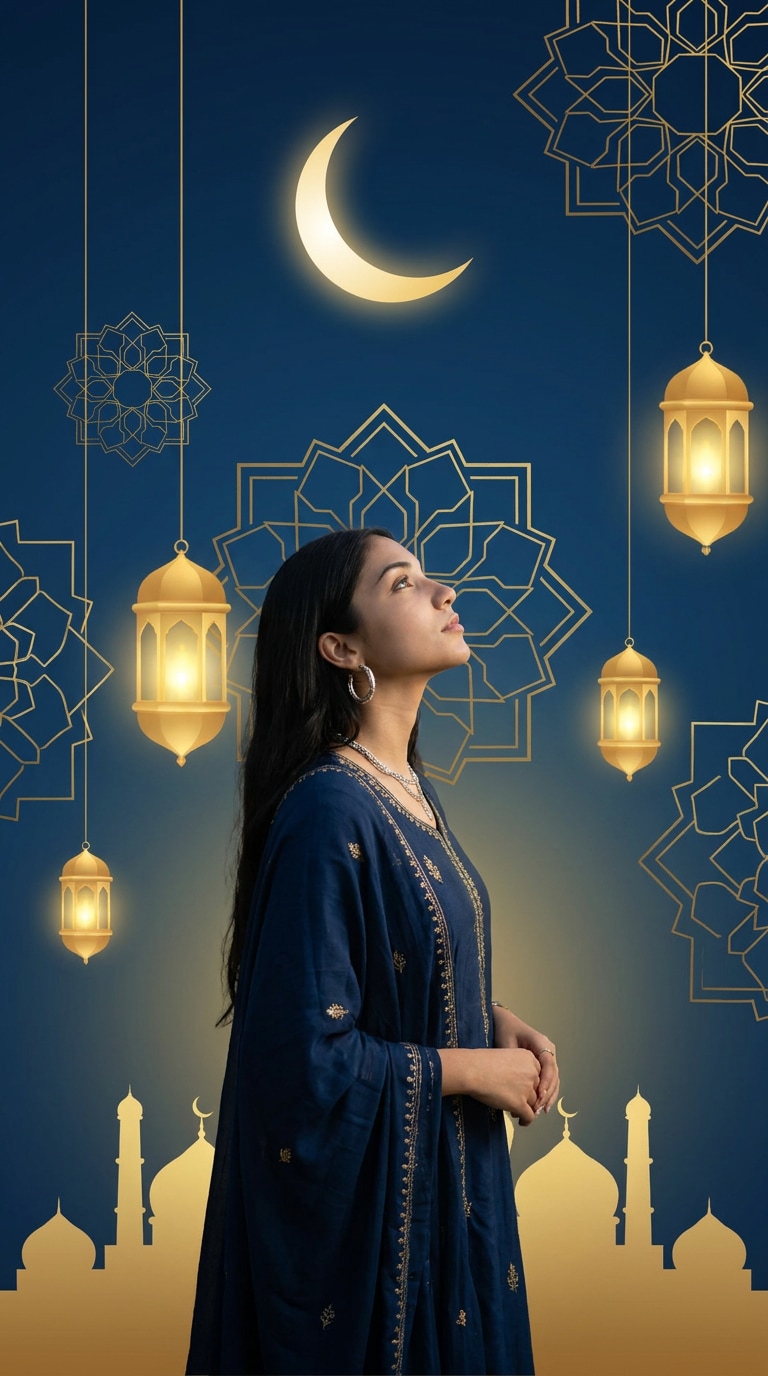 Islamic New Year phone wallpaper prompt