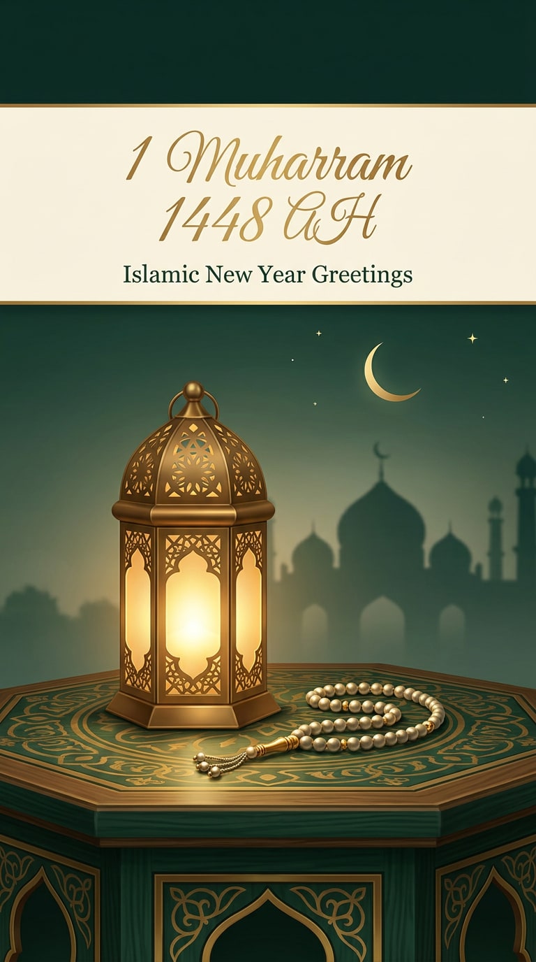 1 Muharram AI poster prompt