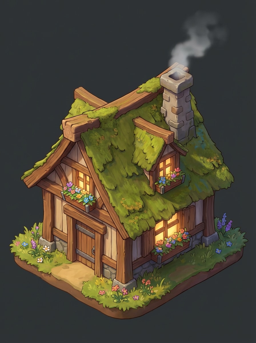 Isometric Fantasy House