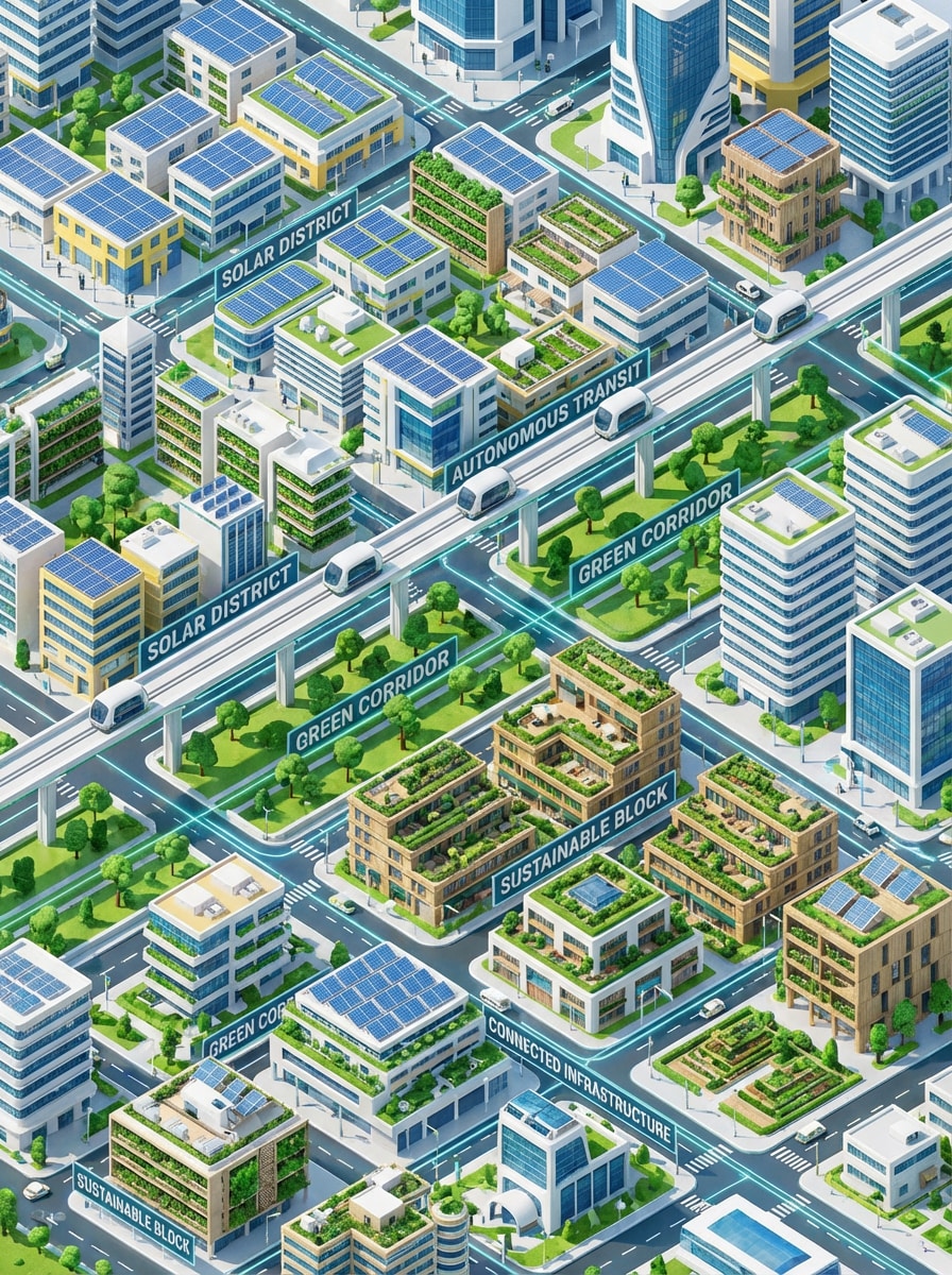 Isometric Smart City
