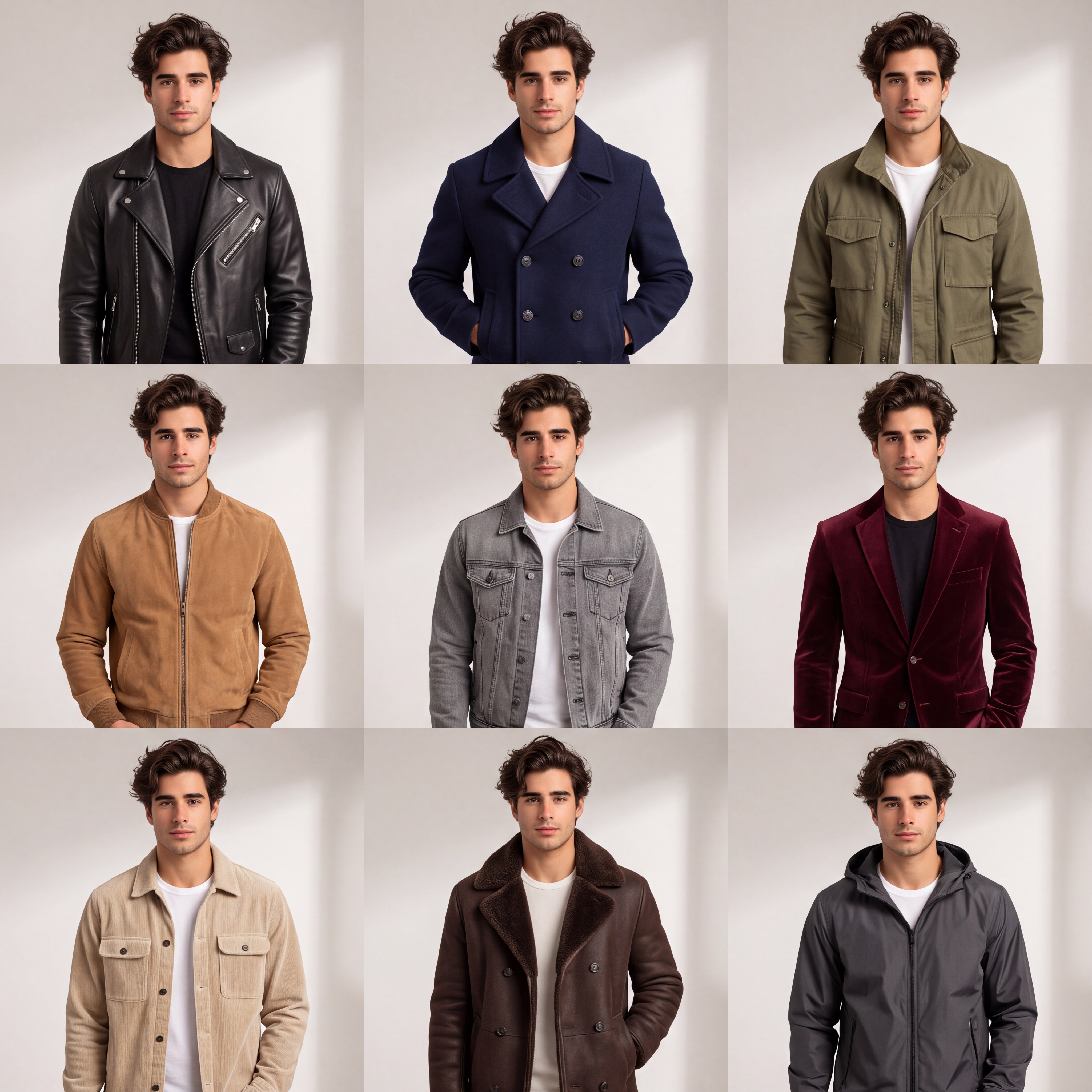 AI jacket try-on for man