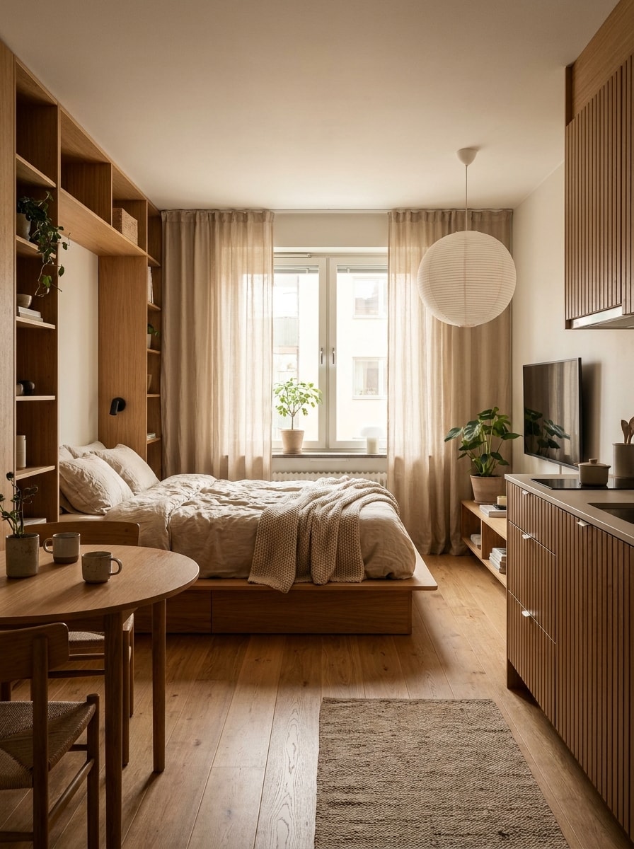 Japandi Studio Apartment