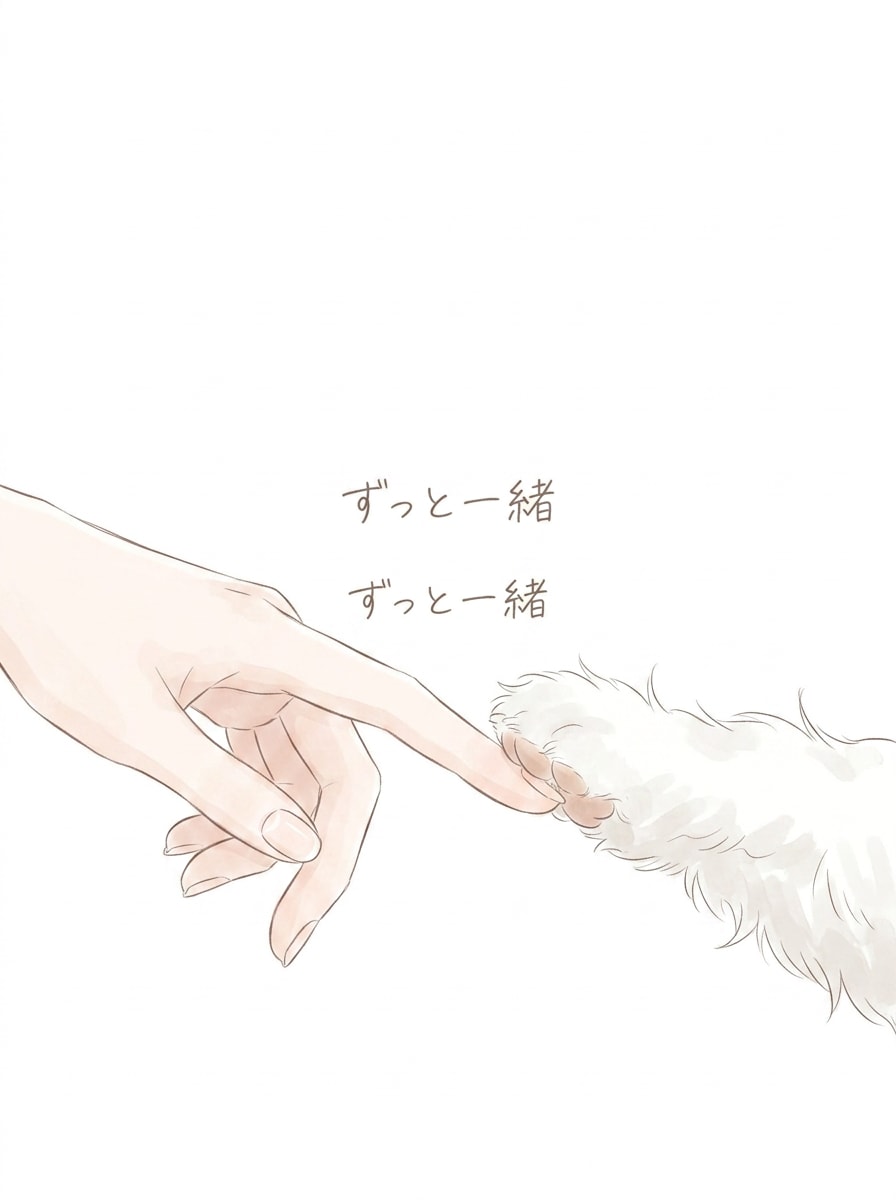 手と肉球のAIイラストプロンプト