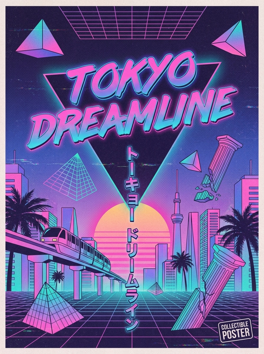 Japanese Retro Typography