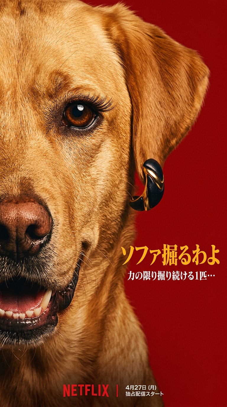 Netflix AI Meme Poster Dog