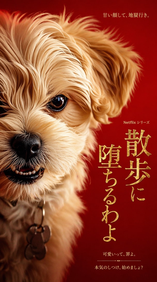 Dog Japanese Netflix Parody Poster