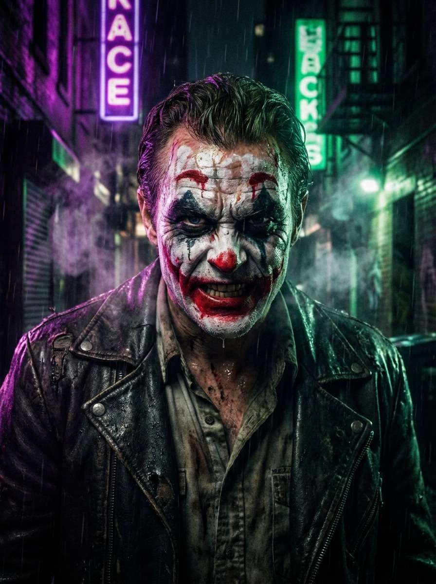Joker Dark Knight Portrait