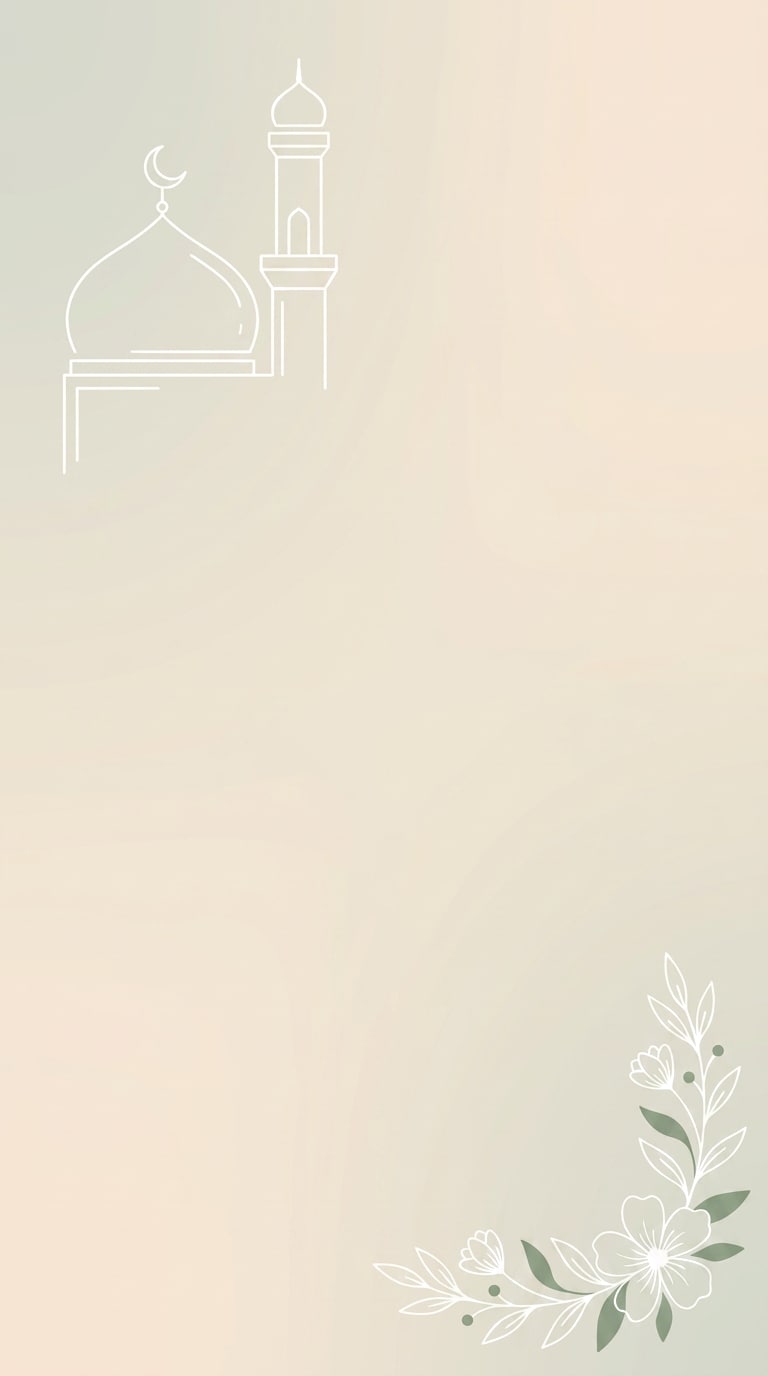 Minimal Jumma Mubarak vertical status prompt