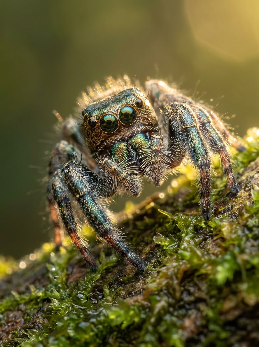 Jumping Spider Hero Portrait