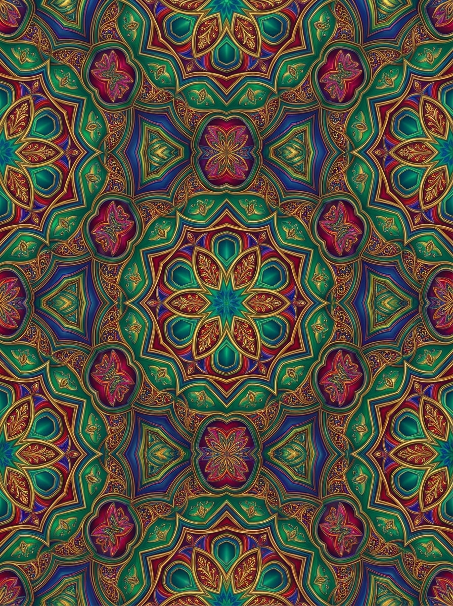 Kaleidoscope Mandala Geometry