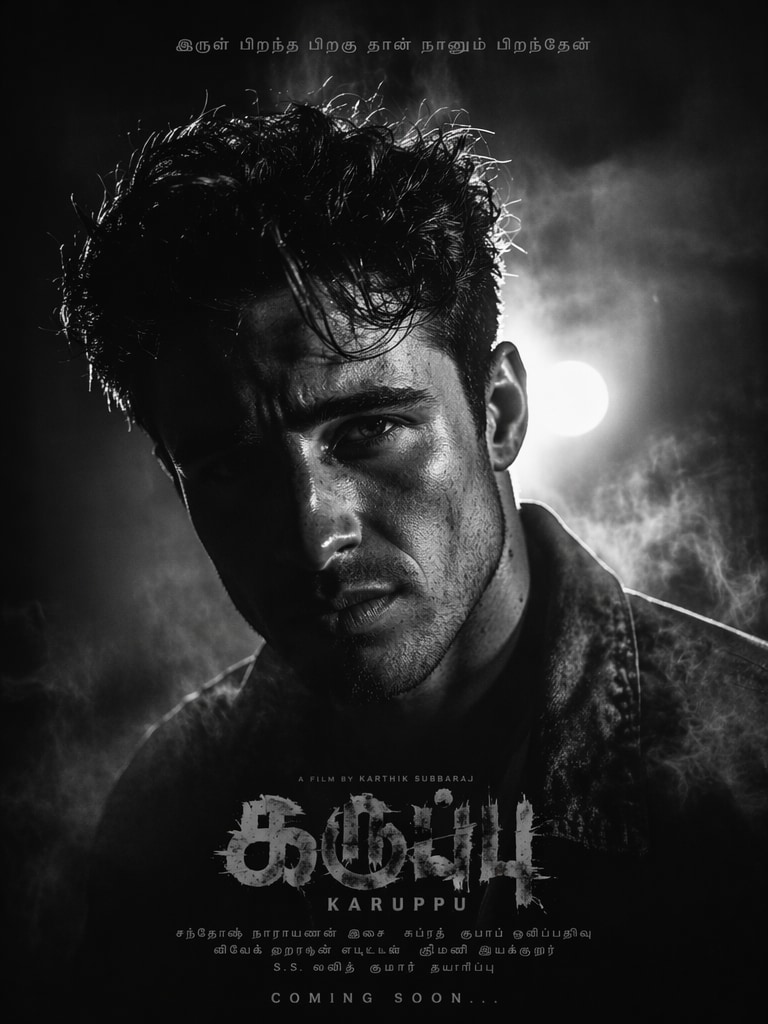 Shadow King Style Karuppu movie AI prompt