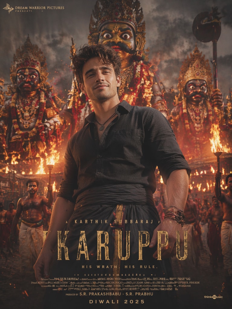 Mythic Village Hero Style Karuppu prompt generator style