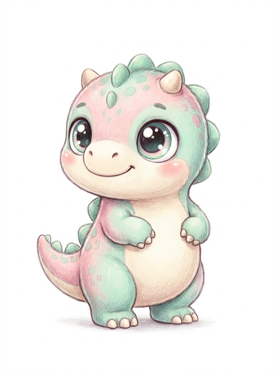 Kawaii Baby Dinosaur